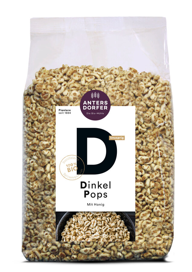 Dinkel Pops (mit Honig)