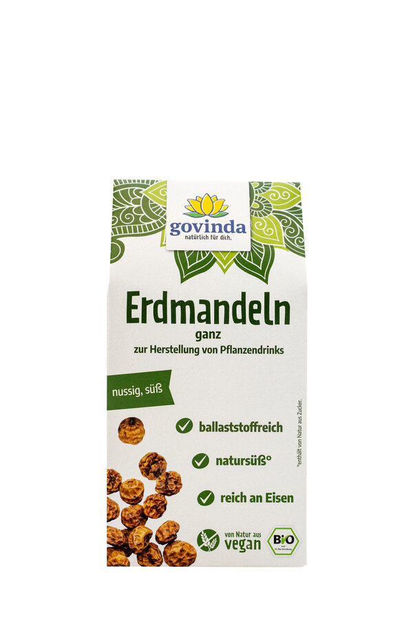 Erdmandeln ganz zur Herstellung von Pflanzendrinks