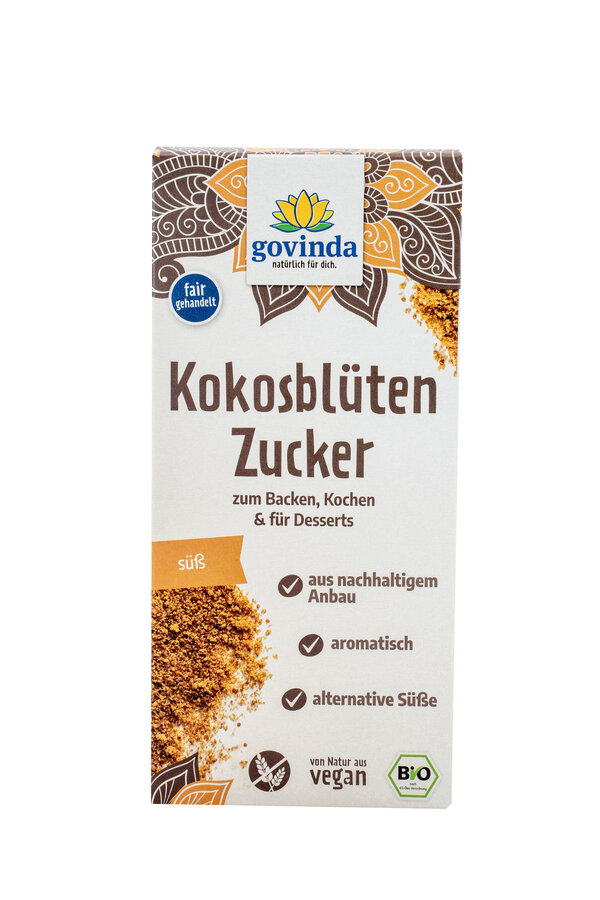 Kokosblüten Zucker zum Backen, Kochen & für Desserts