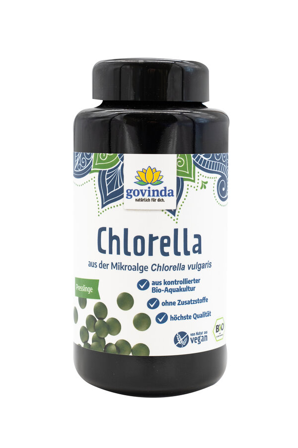 Chlorella aus der Mikroalge Chlorella vulgaris
