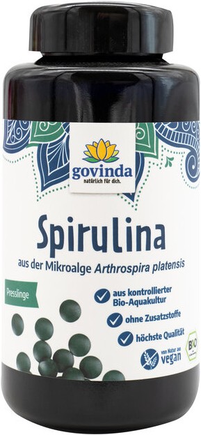 Spirulina aus der Mikroalge Arthrospira platensis
