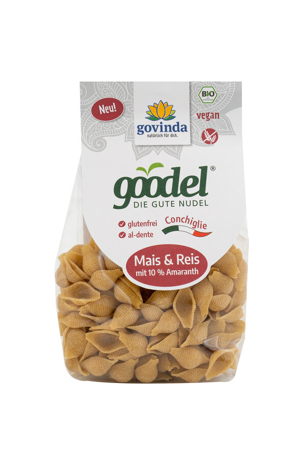 Goodel DIE GUTE NUDEL Conchiglie Mais & Reis mit 10 % Amaranth