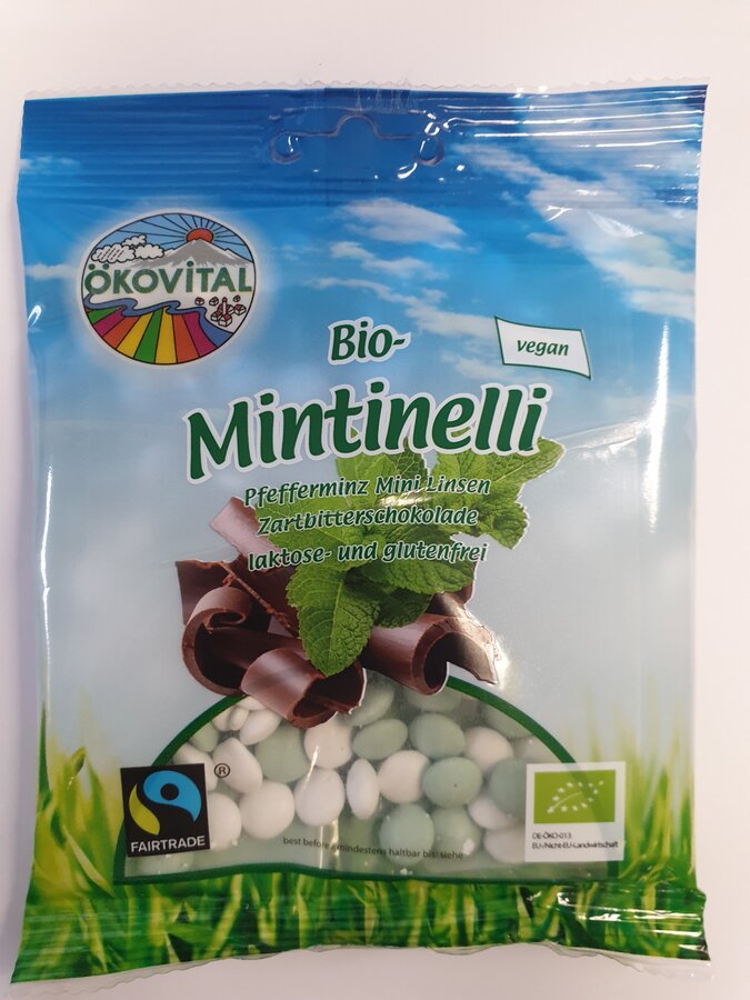 Bio-Mintinelli, Pfefferminz Mini Schokolinsen
