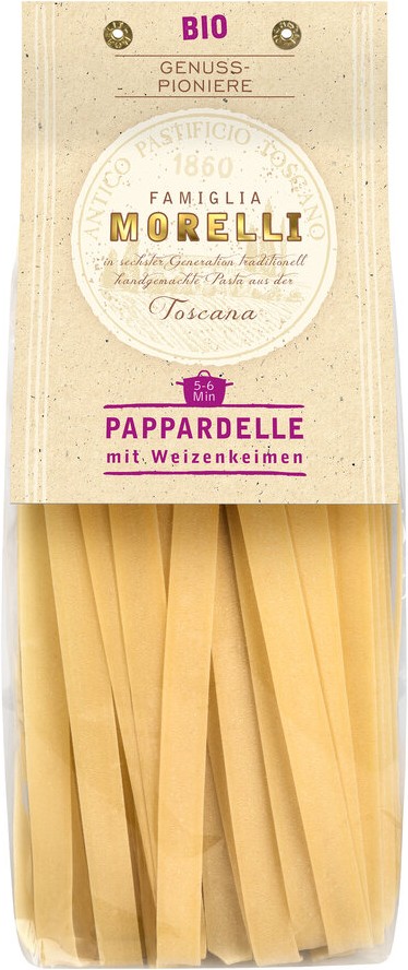 Pappardelle mit Weizenkeimen