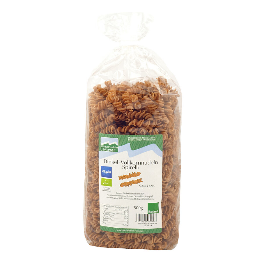 Bioland-Dinkel-Spirelli Vollkorn