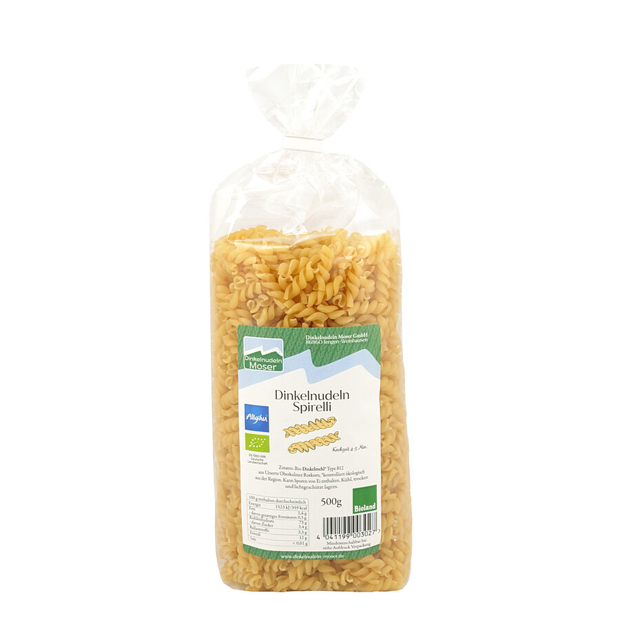 Bioland-Dinkel-Spirelli