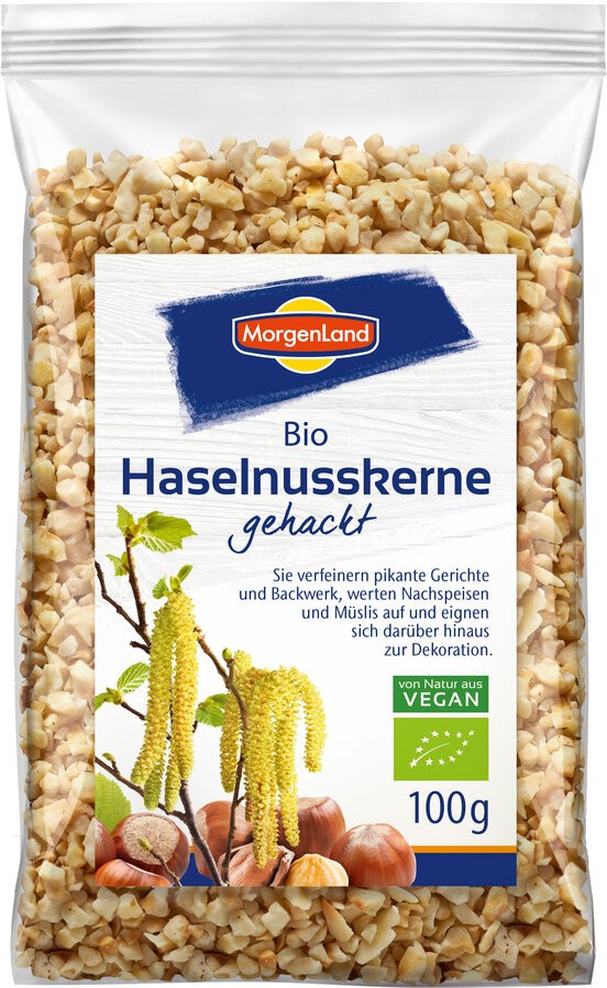 Haselnusskerne gehackt