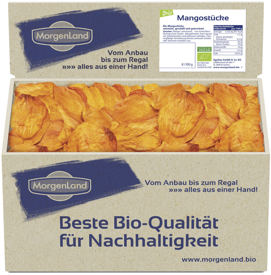 Mangostücke