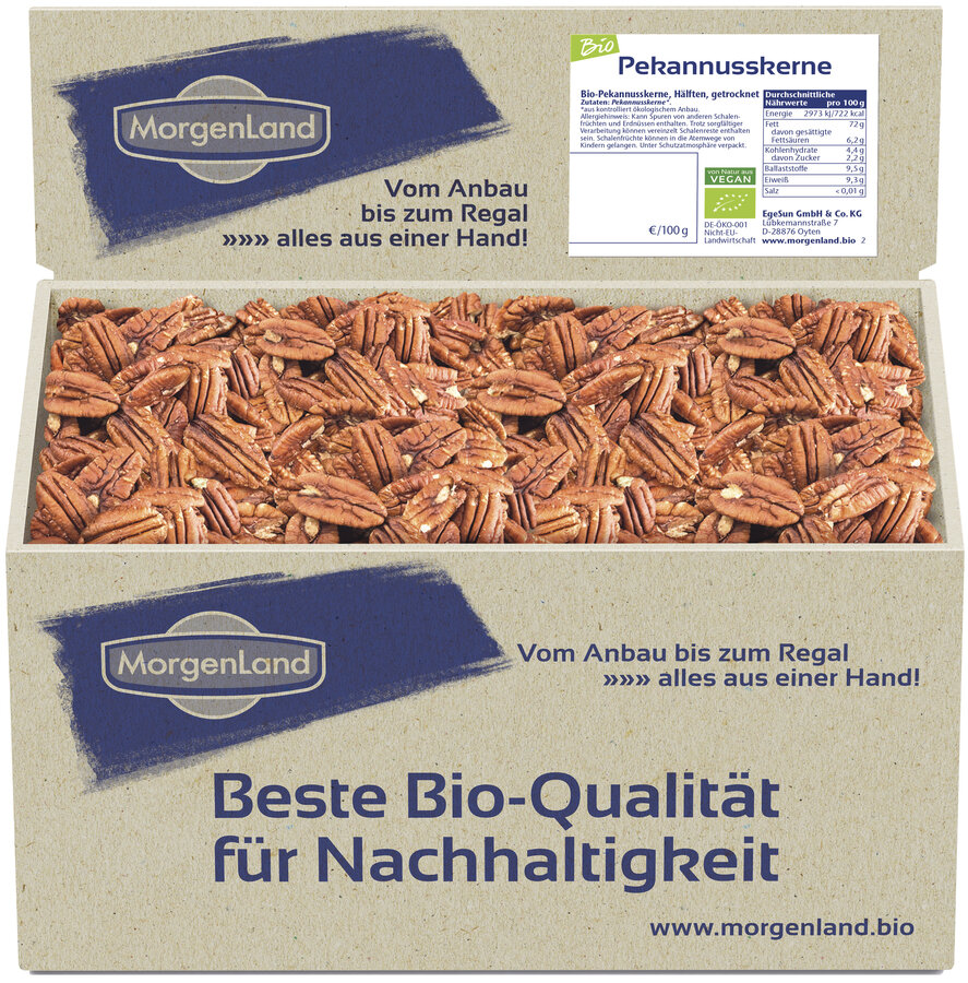 Pekannusskerne Hälften