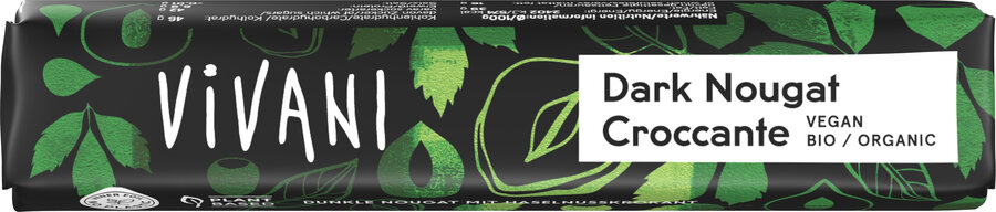 Dark Nougat Croccante Riegel