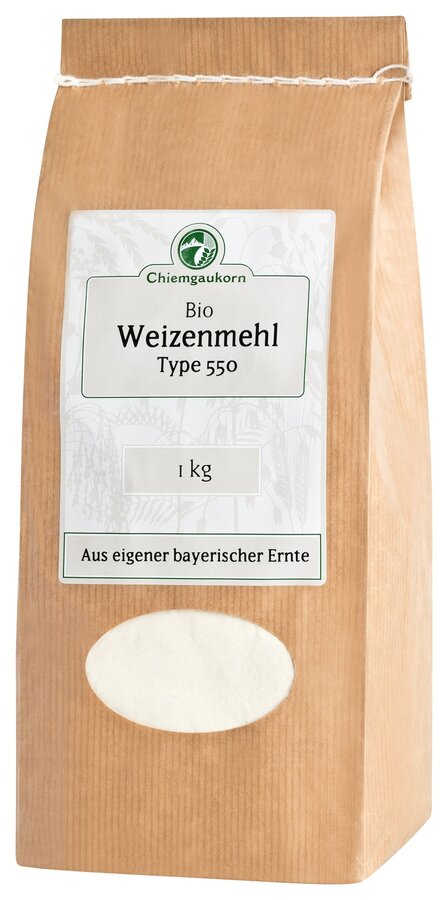 Weizenmehl Type 550, Chiemgaukorn