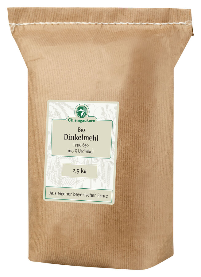 Dinkelmehl Type 630, Bio-Urdinkelmehl, Chiemgaukorn