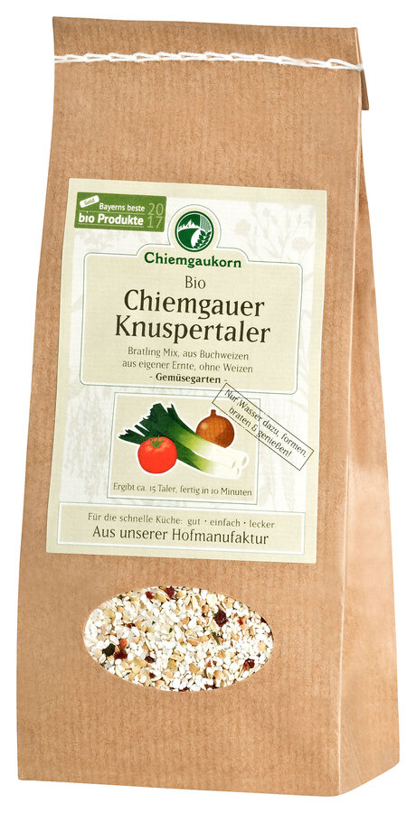 Chiemgauer Knuspertaler - Gemüsegarten Chiemgaukorn