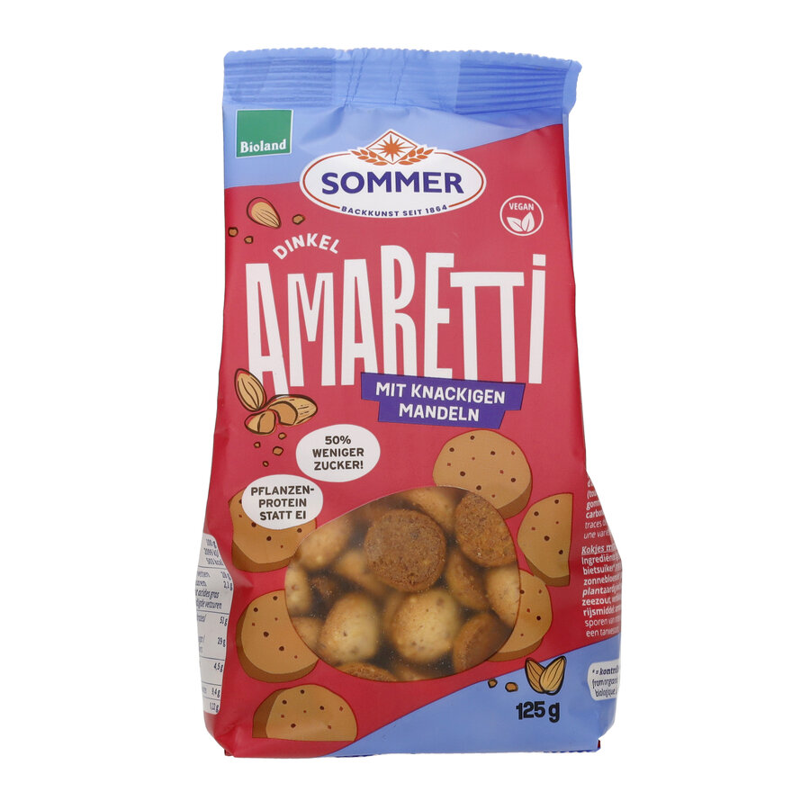 Dinkel Amaretti mit knackigen Mandeln vegan