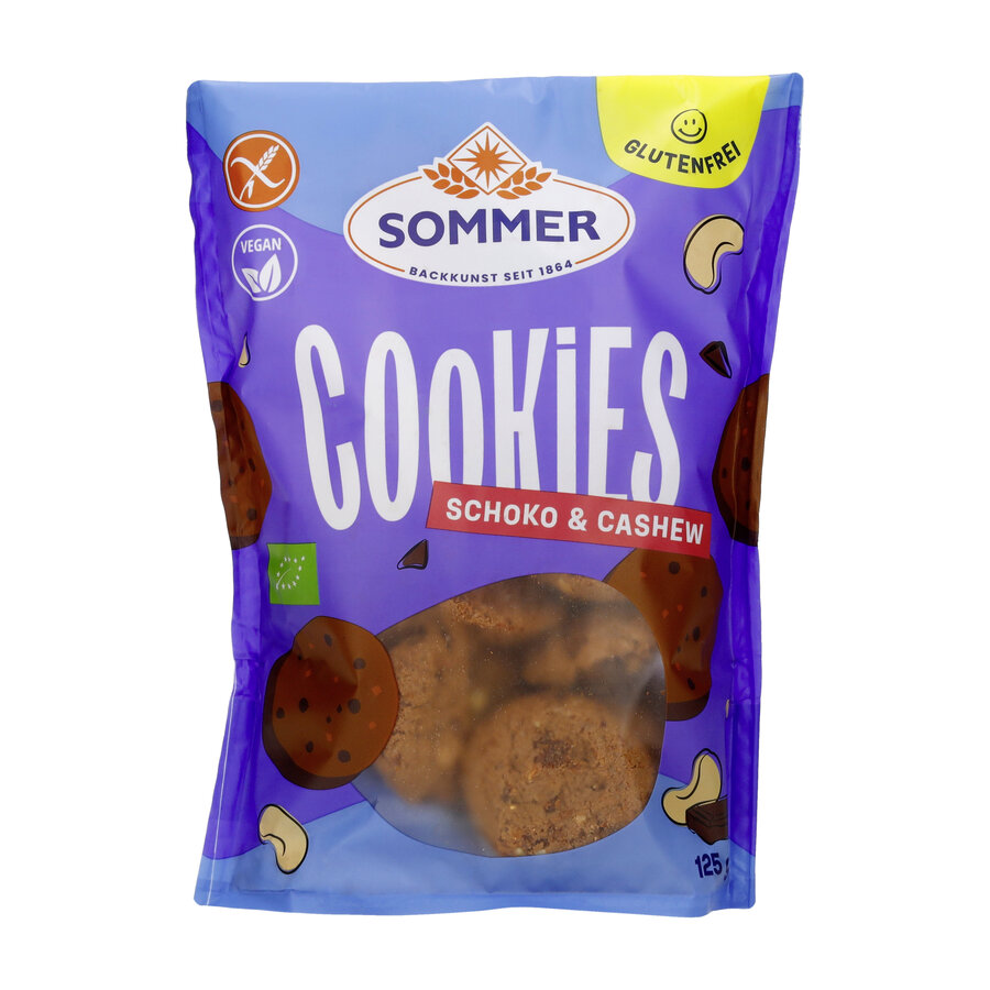 Glutenfreie Cookies Schoko Cashew