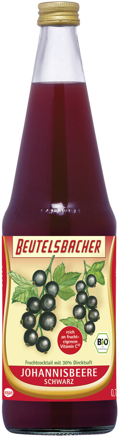 Schwarze Johannisbeere Fruchtcocktail