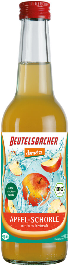 Apfel-Schorle naturtrüb