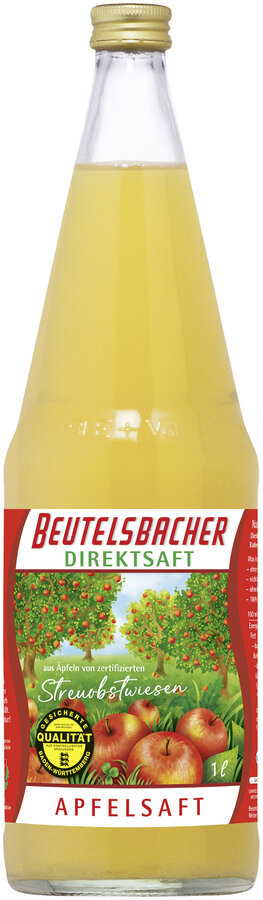 Apfelsaft aus zertifiziertem Streuobst