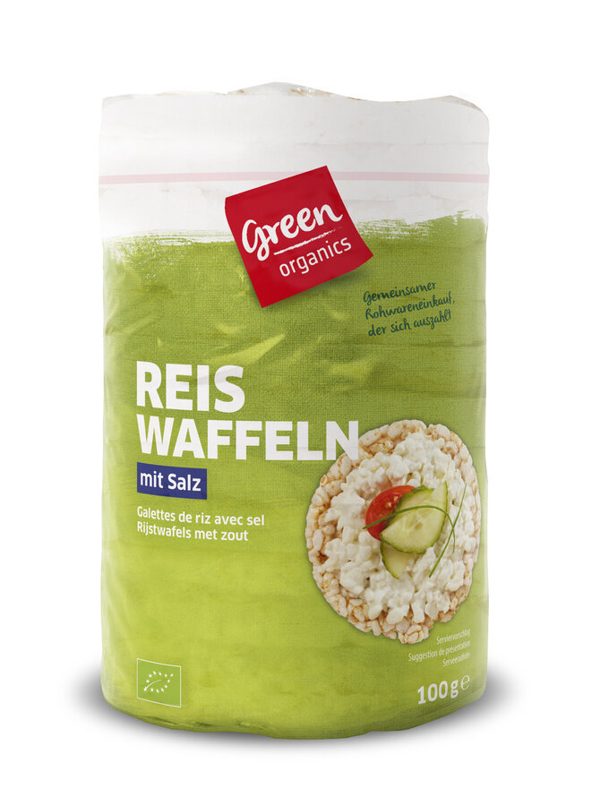 Reiswaffeln mit Salz