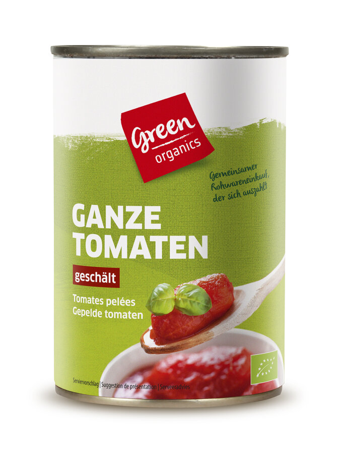 Ganze Tomaten geschält