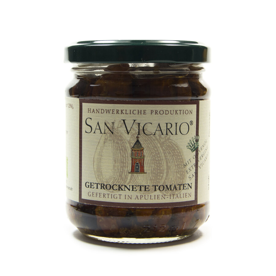 Getrocknete Tomaten in 100% Olivenöl extravergine
