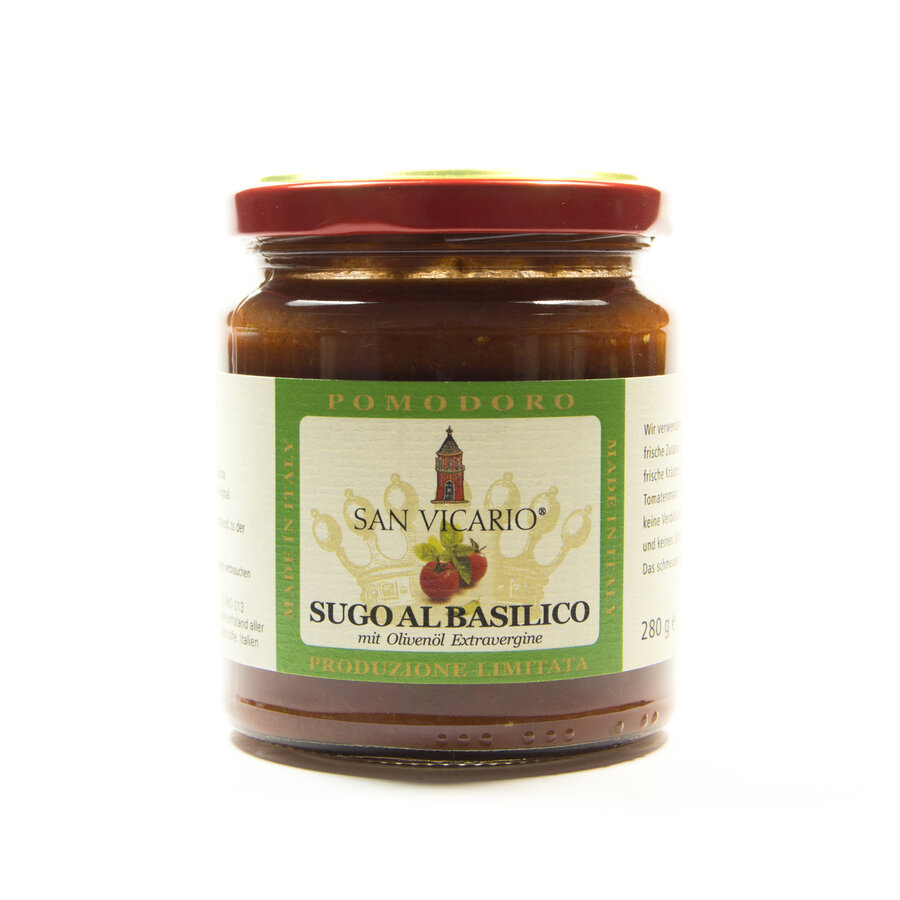 Tomatensauce mit Basilikum