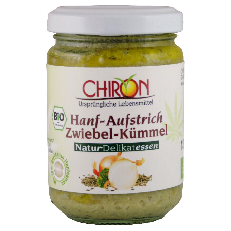 Hanfaufstrich Zwiebel Kümmel