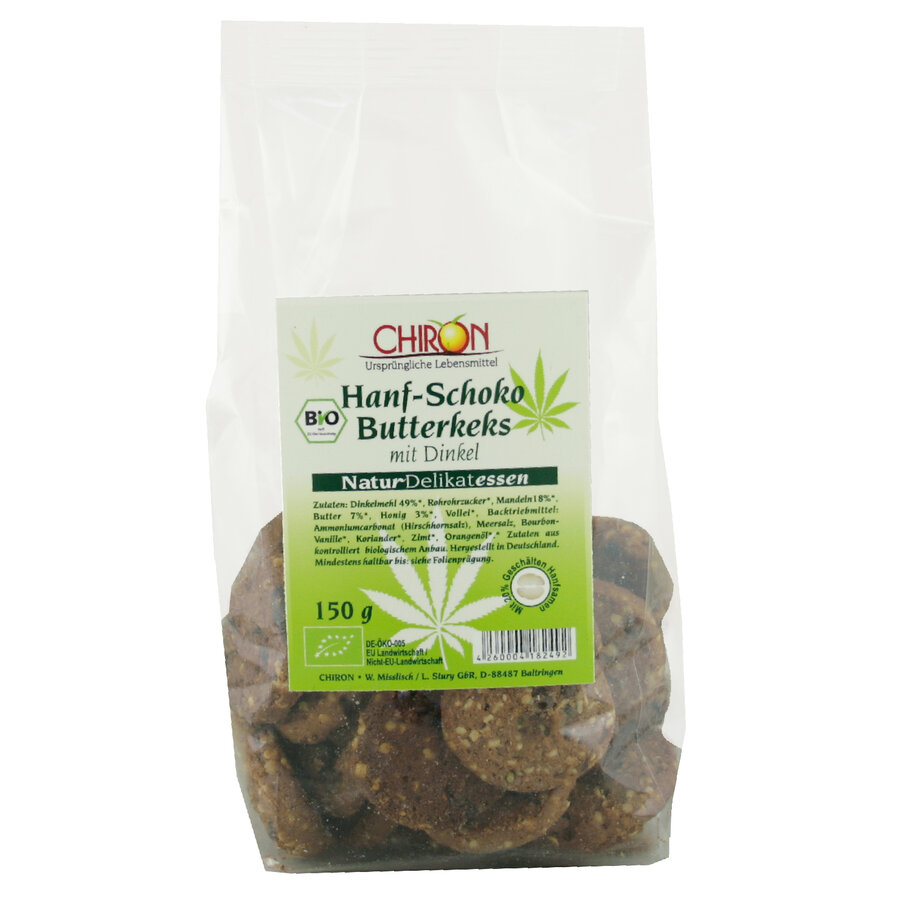 Hanf-Dinkel Cookie Schokolade
