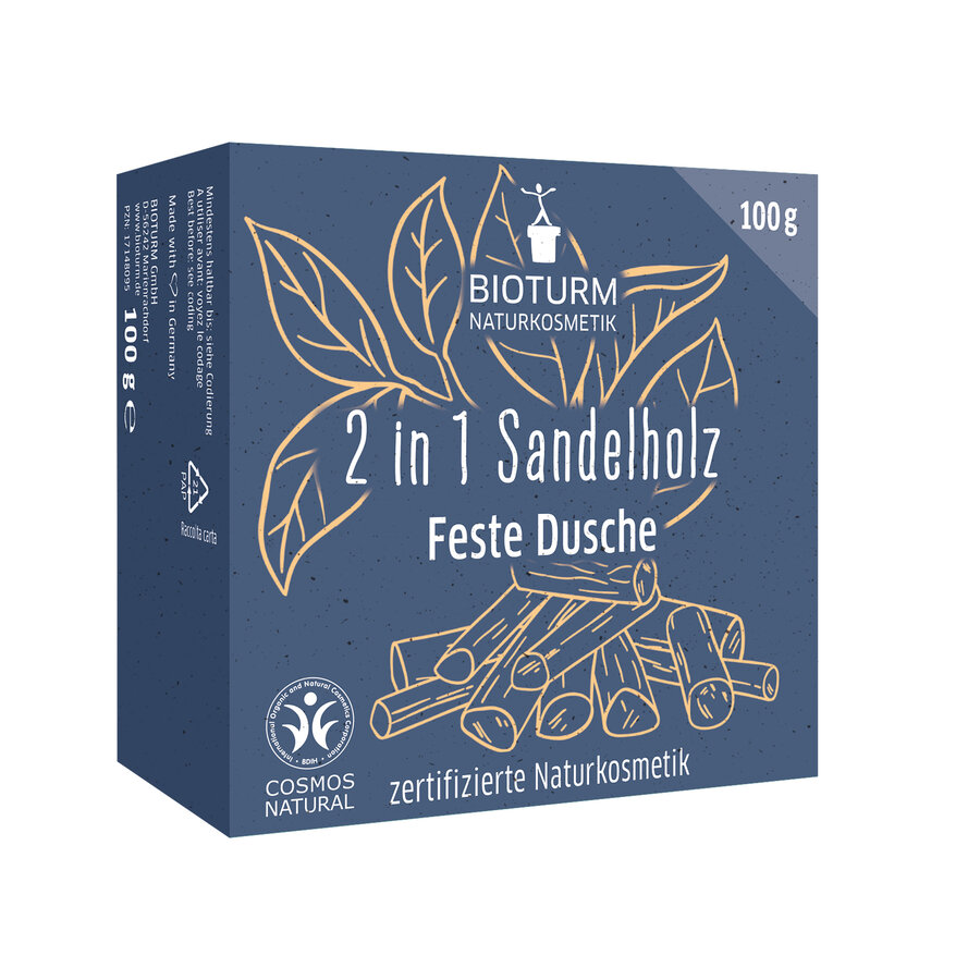 Feste Dusche 2 in 1 Sandelholz