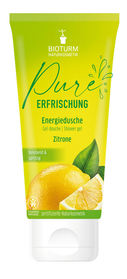 Pure Erfrischung - Energiedusche Zitrone