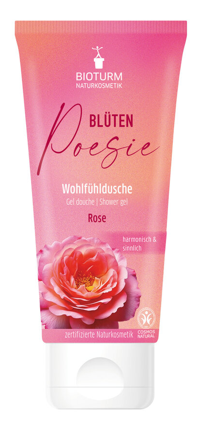 Blüten-Poesie - Wohlfühldusche Rose