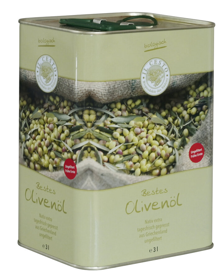 Bio-Olivenöl nativ extra unfiltriert