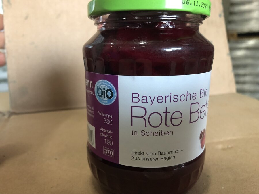 Rote Bete in Scheiben