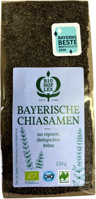 Bayerische Chiasamen aus eigenem ökologischem Anbau