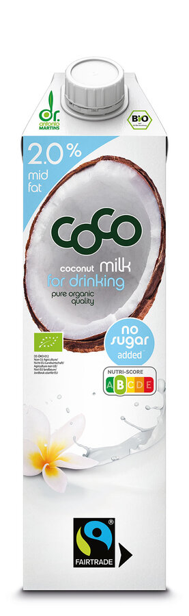 Coco Milk for Drinking Pur 1000ml 2,0%