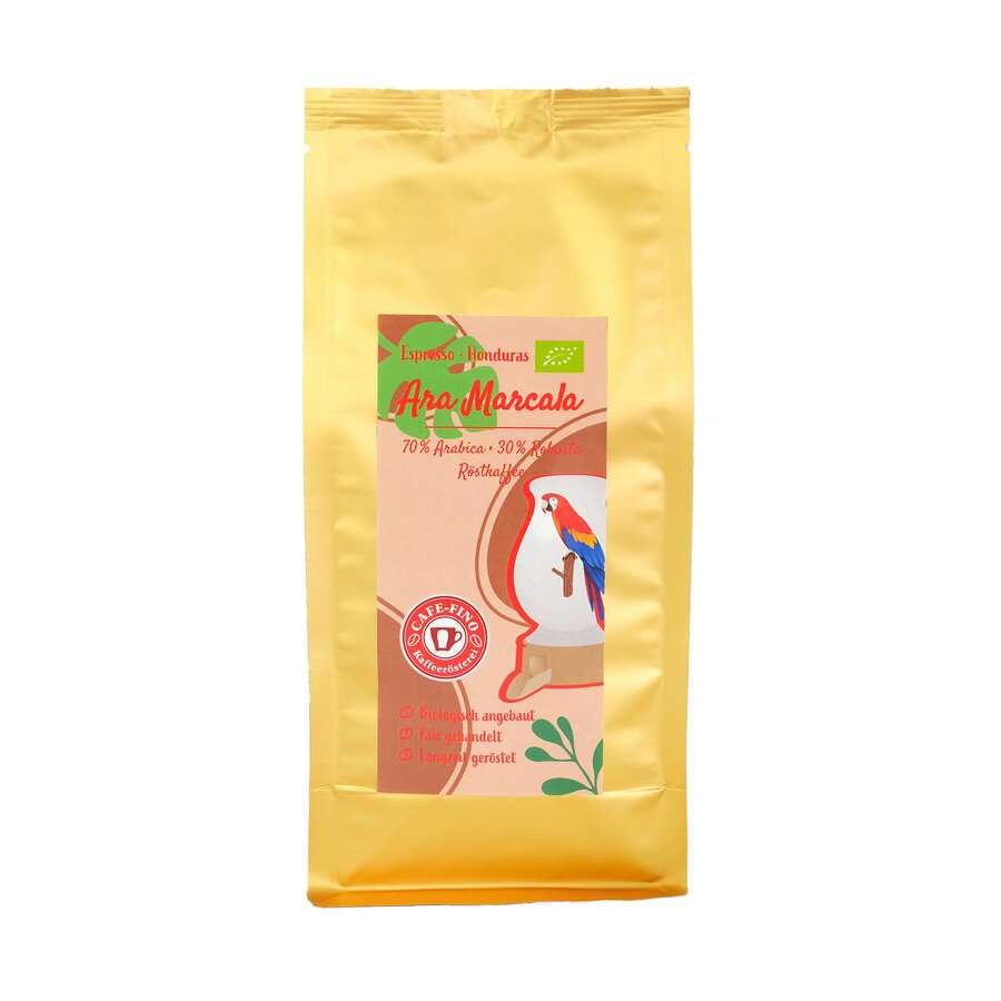 Cafe Fino Ara Marcala Espresso Honduras gemahlen