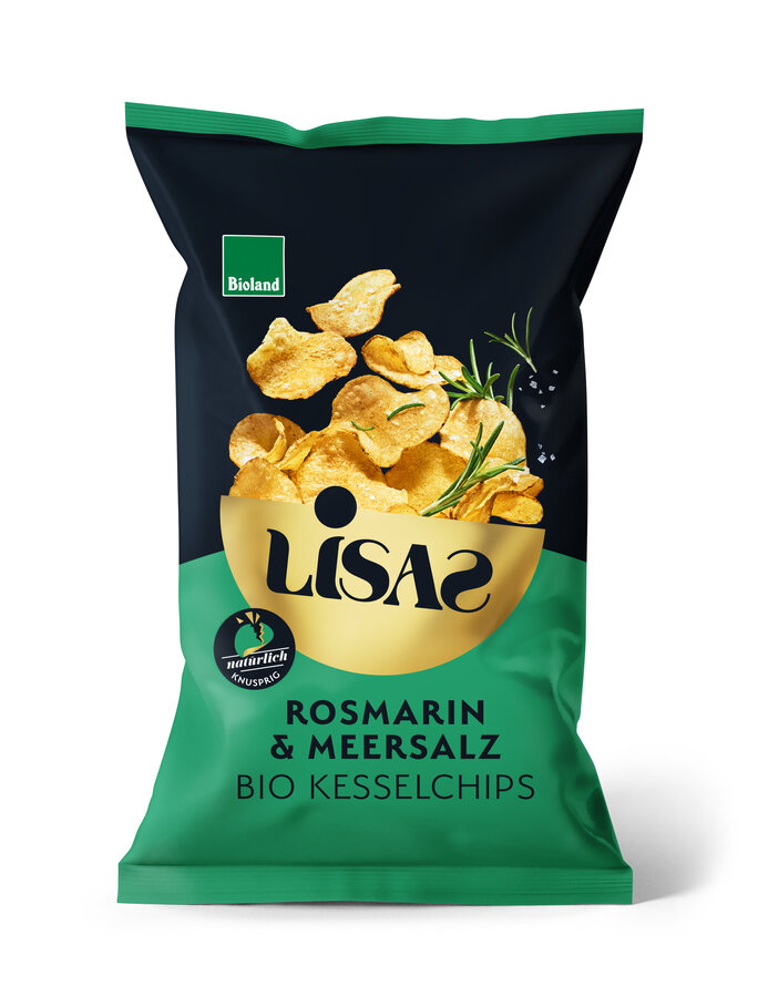 Bio-Kesselchips Rosmarin & Meersalz