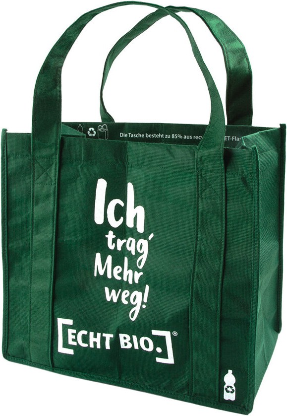 Mehrweg-Tragetasche dunkelgrün