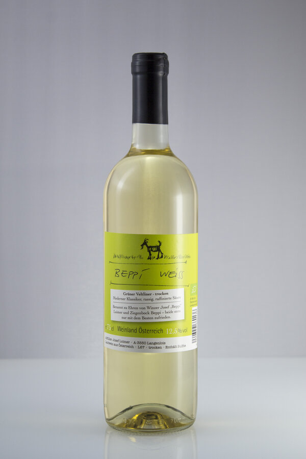 Josef Loimer, Beppi Weiß Grüner Veltliner Landwein, Angermeier Eigenmarke