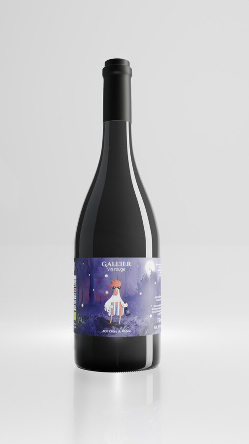 Gallier AOP Côtes du Rhône 2019 Angermeier Eigenmarke