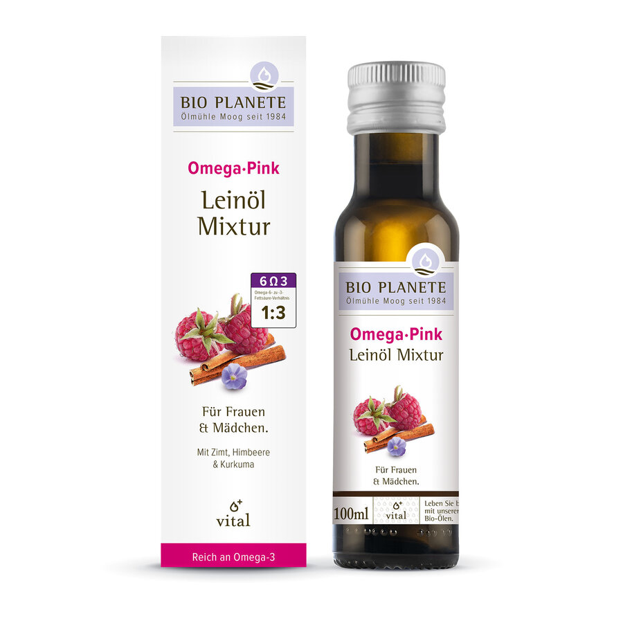 Omega·Pink Leinöl Mixtur