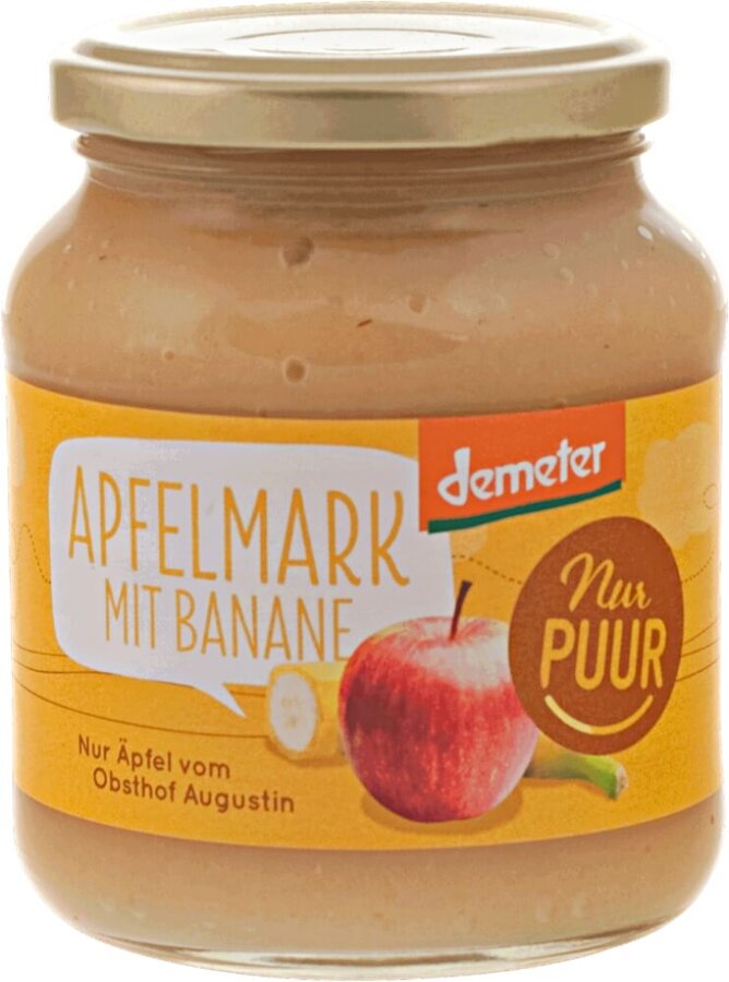 Apfelmark mit Banane, aus Augustin Äpfeln