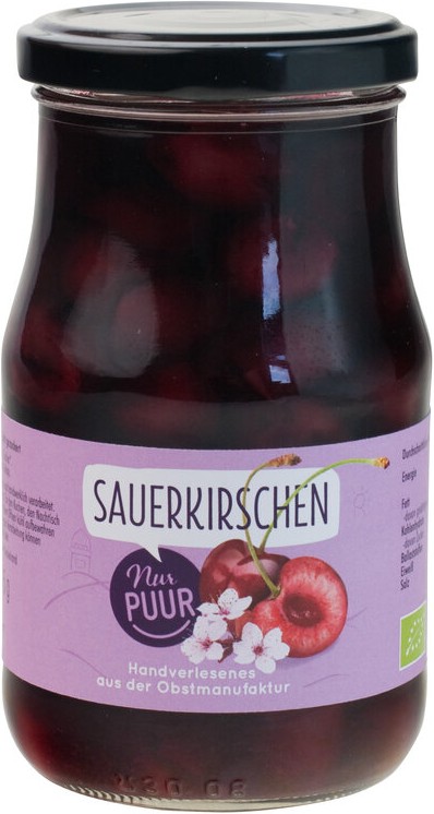 Sauerkirschen,entsteint, leicht gezuckert
