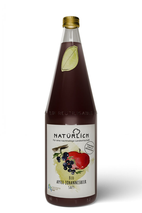Apfel Johannisbeere Saft - Direktsaft aus Äpfel und Johannisbeeren aus eigenem A