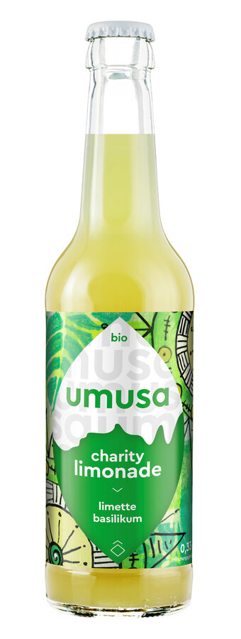 Charity Grün Limonade die frisch saure Limette Basilikum