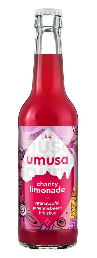 Charity Limonade Rot Die fruchtig-herbe Granatapfel Johannisbeere Hibiskus