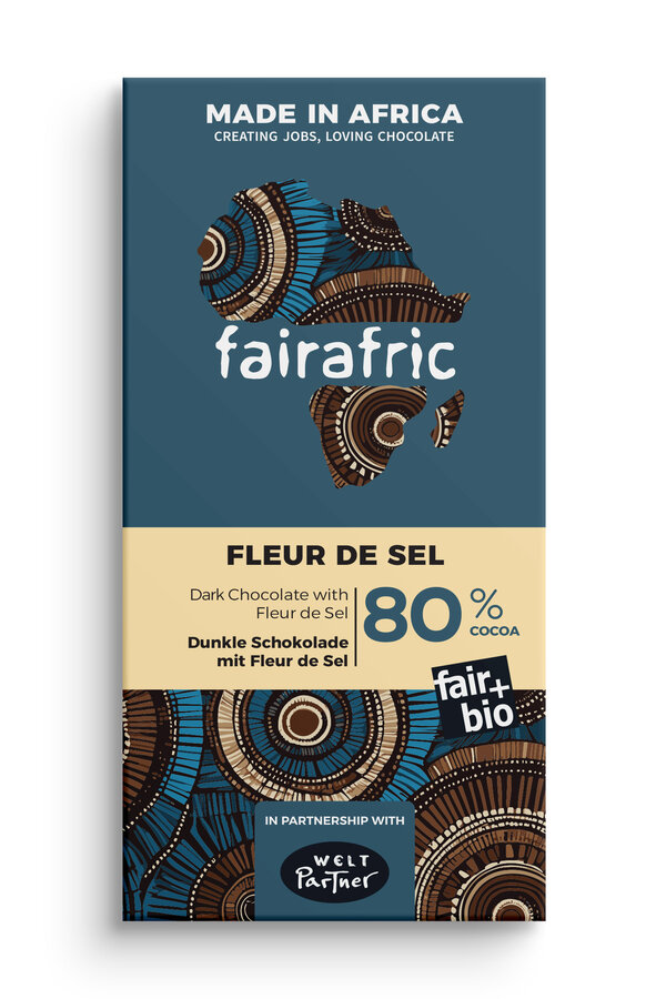 Bio-Zartbitterschokolade mit Fleur de Sel