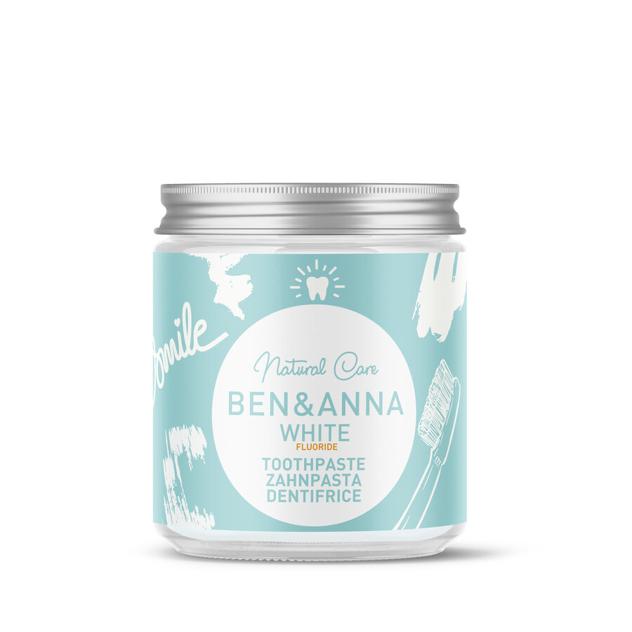 Ben& Anna Natural Care Natural Toothpaste White with Fluoride