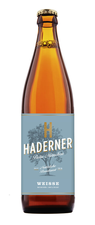 Bio-Weißbier aus München-Hadern, naturtrüb und unfiltriert