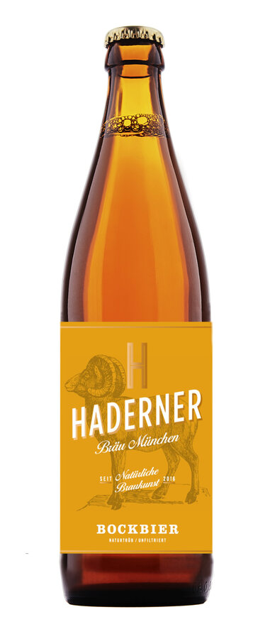 Bio-Bockbier Hell aus München, naturtrüb und unfiltriert